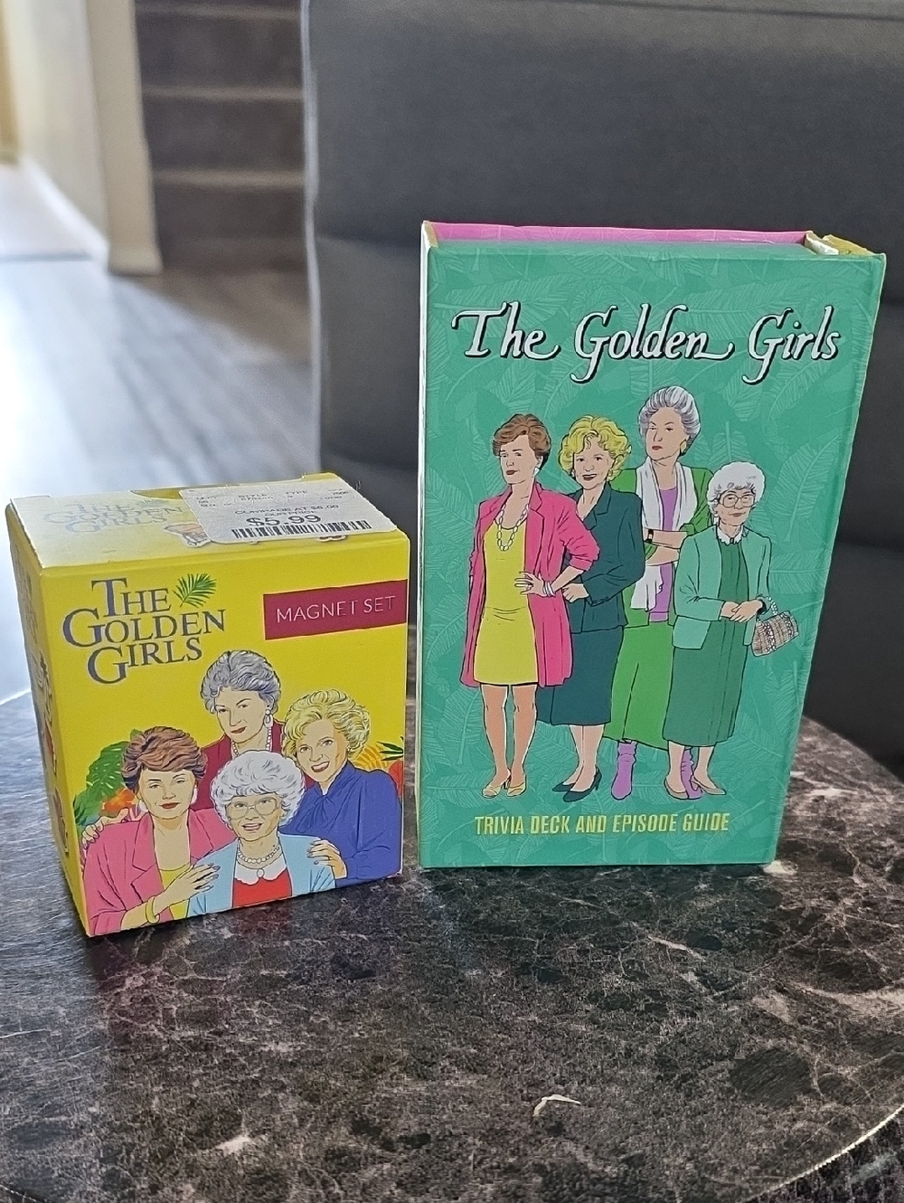 Trivia Deck & Magnet Set - Green, Yellow